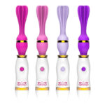 Rotating Tongue Licking Silicone AV Stick for Women