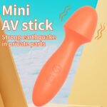 Female massage vibrator masturbation AV stick liquid all-inclusive silicone vibrator