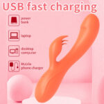 Human liquid silicone all-inclusive glue vibrator charging tongue licking massage stick female masturbation sex toy