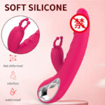 Silicone Pull Rod Heating Vibrator Massage Rod Female Masturbator