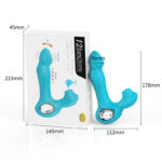 12 Frequency Pull Stick Squirming Sucking Wear Female Masturbator Vibrator