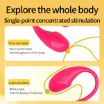 Tadpole App Remote Control Leaping Egg Female Masturbator Vibrator