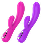 USB charging silicone vibrator, female masturbator.