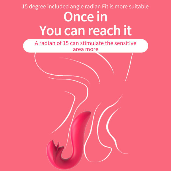 Double Head Vibrator AV Stick Female Masturbation Sex Toy Tongue Licker Massage Stick