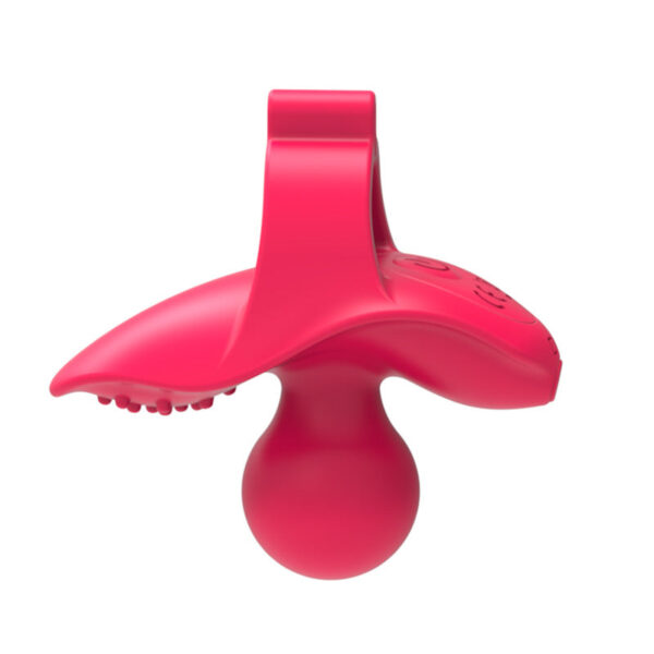 Rechargeable silicone finger massage cover fingertip vibrating egg vibrating ring masturbator massage stick