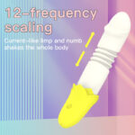 Banana automatic retractable vibrator female masturbator