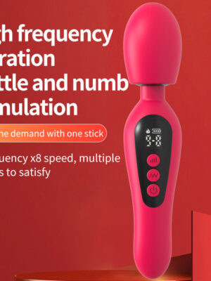 AV stick LCD screen heating vibration AV stick female masturbator