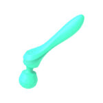 Liquid Silicone Double Head Vibrator Female Masturbation Warm AV Stick Massager