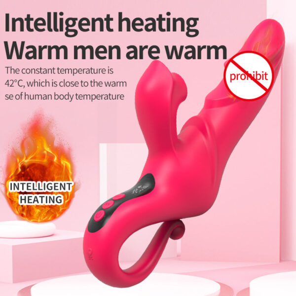 Display Sucking Stick Pull Stick Female Masturbator Sex Toy Squirming Warm Stick