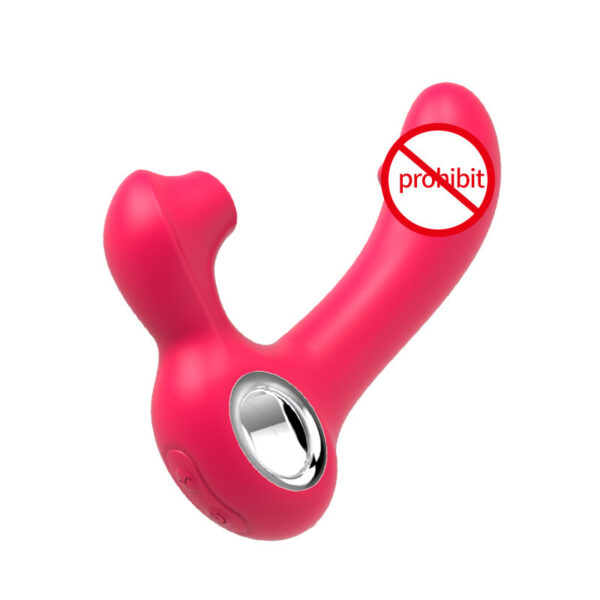 12 Frequency Vibrator Female Masturbation Appliance Sucker Massage Stick