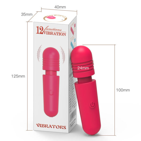 Silicone Mini AV Stick Female Masturbation Massager Vibrator