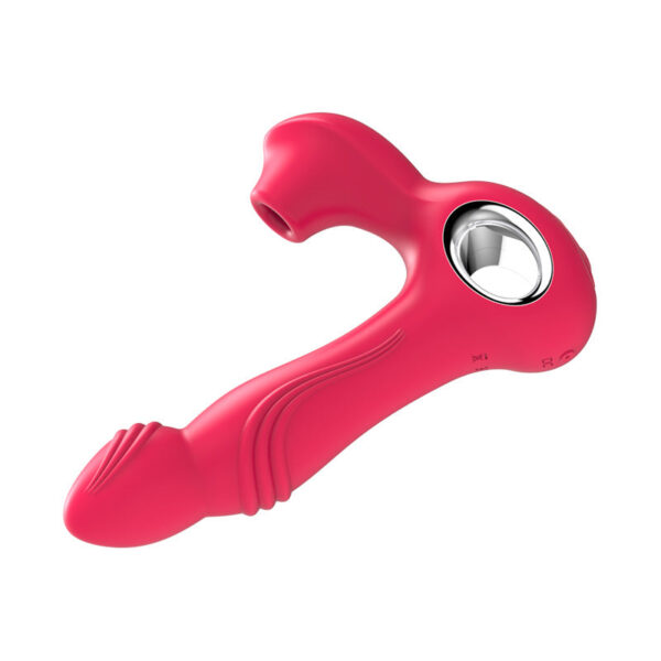 12 Frequency Pull Stick Squirming Sucking Wear Female Masturbator Vibrator