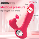 12 Frequency Pull Stick Female Masturbation Sex Toy Peristaltic Suck Massager Vibrator