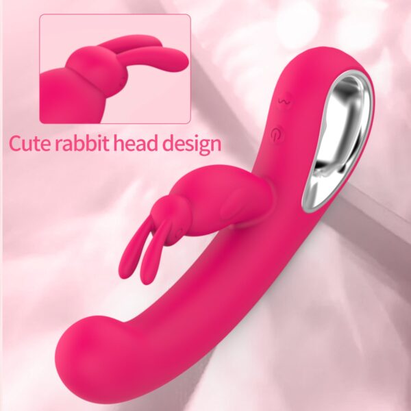 Rabbit Vibrator Female Masturbation Double Head Vibration Massager