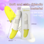 Banana automatic retractable vibrator female masturbator