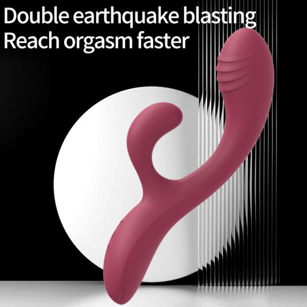 Liquid silicone vibrating stick Magnetic charging Female masturbation appliance Massage stick