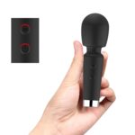 Mini Compact Silicone AV Stick 16 Band Vibrating Female Masturbator