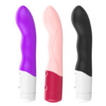 Three-frequency silicone vibrating stick adult sex products female masturbator