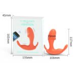 Liquid silicone all-inclusive glue APP invisible wear female masturbator rabbit vibrator