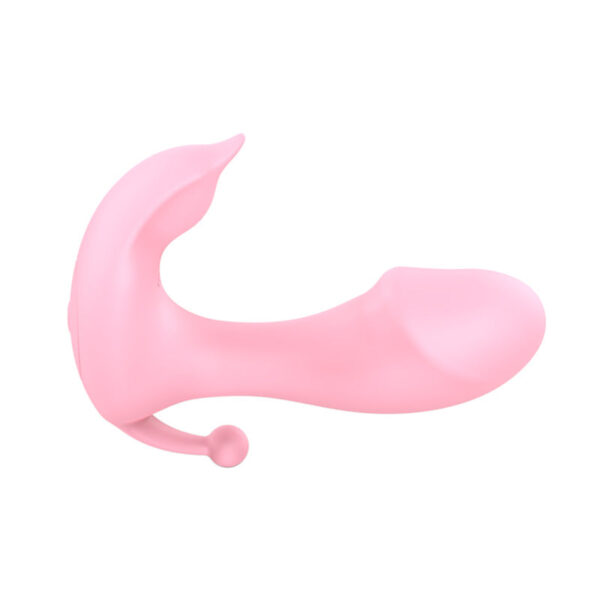 Women's invisible wear jumping egg APP wireless remote control masturbator double head vibrator