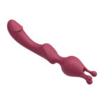 Liquid Silicone Double Head Vibration AV Stick Female Masturbation Sex Toy Heating Stick Massager