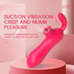 Rechargeable Silicone Vibrator Female Flirting Masturbation Sucker