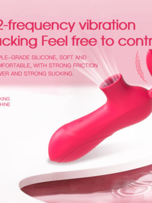 Rechargeable Silicone Vibrator Female Flirting Masturbation Sucker