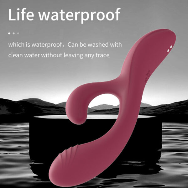 Liquid silicone vibrating stick Magnetic charging Female masturbation appliance Massage stick