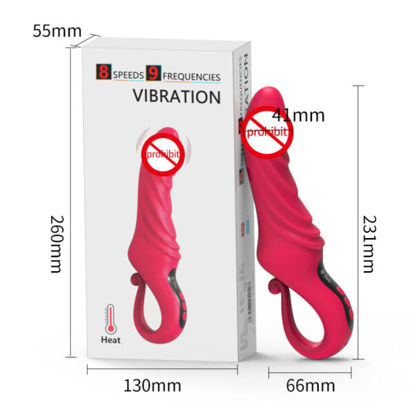 Massage stick Female sex products Plug stick LCD screen Heating AV vibrator