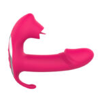 Tongue licking wearing vibrating vibrating egg sex fun women's wireless remote control masturbator