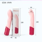 Three-frequency silicone vibrating stick adult sex products female masturbator