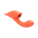 Liquid Silicone Tongue Licker Vibrator Female Masturbation Appliance Heating Rod