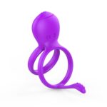 Silicone vibration ring men's vibrator massage stick