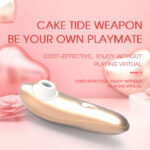 Female Silicone 7-Frequency Sucker Honey Beans Tease Suck Yin Sex Masturbation Massage Stick