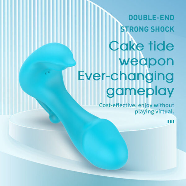 Women's invisible wear jumping egg APP wireless remote control masturbator double head vibrator