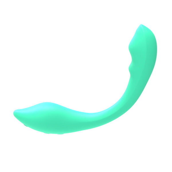 Bendable Women's Wear Liquid Silicone All-Inclusive Adhesive APP Control Double Head Vibration AV Stick