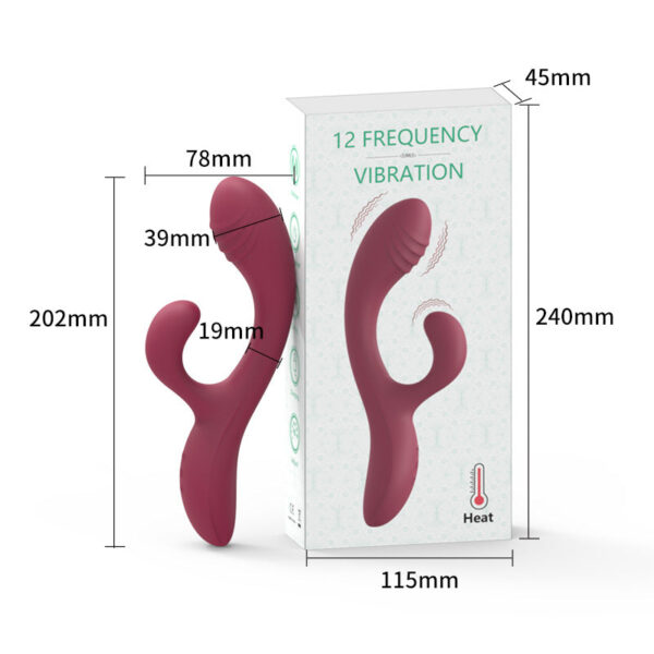 Liquid silicone vibrating stick Magnetic charging Female masturbation appliance Massage stick