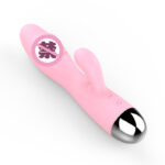 Silicone charging double head vibrator female masturbation massager