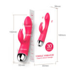 Silicone vibrator female rechargeable masturbator vibrator