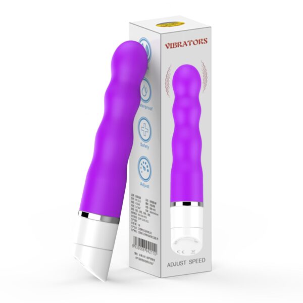 Single shock silicone AV stick female masturbator