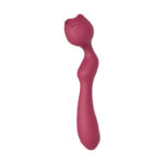 Liquid Silicone Rose Head Vibrator Warm AV Stick Massage Stick