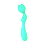 Liquid Silicone Rose Head Vibrator Warm AV Stick Massage Stick