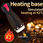 Electric aircraft cup men's adult fun automatic heating masturbator