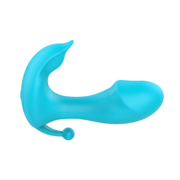 Women's invisible wear jumping egg APP wireless remote control masturbator double head vibrator