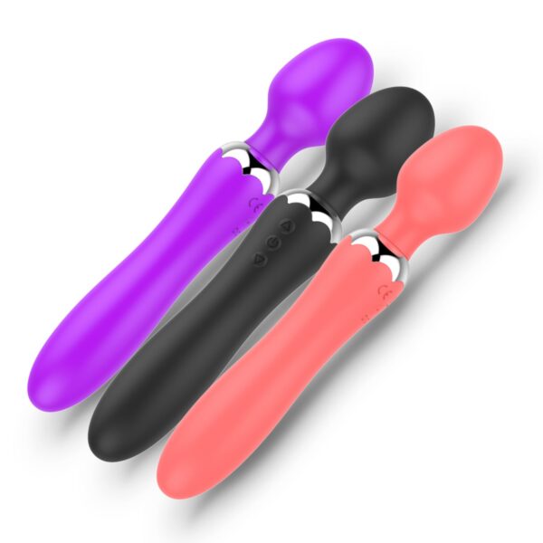 Frequency conversion AV vibrator Adult products Female sex double head AV vibrator