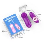 New ABS vibrating egg, female masturbation massager 9