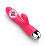 Silicone charging double head vibrator female masturbation massager