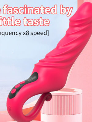 Massage stick Female sex products Plug stick LCD screen Heating AV vibrator