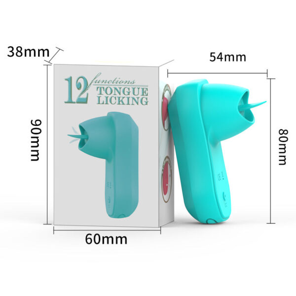 Cunnilingus Masturbation Female Breast Massager Tongue Licking Vibrator