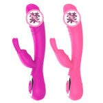 Double-headed rabbit silicone vibrator